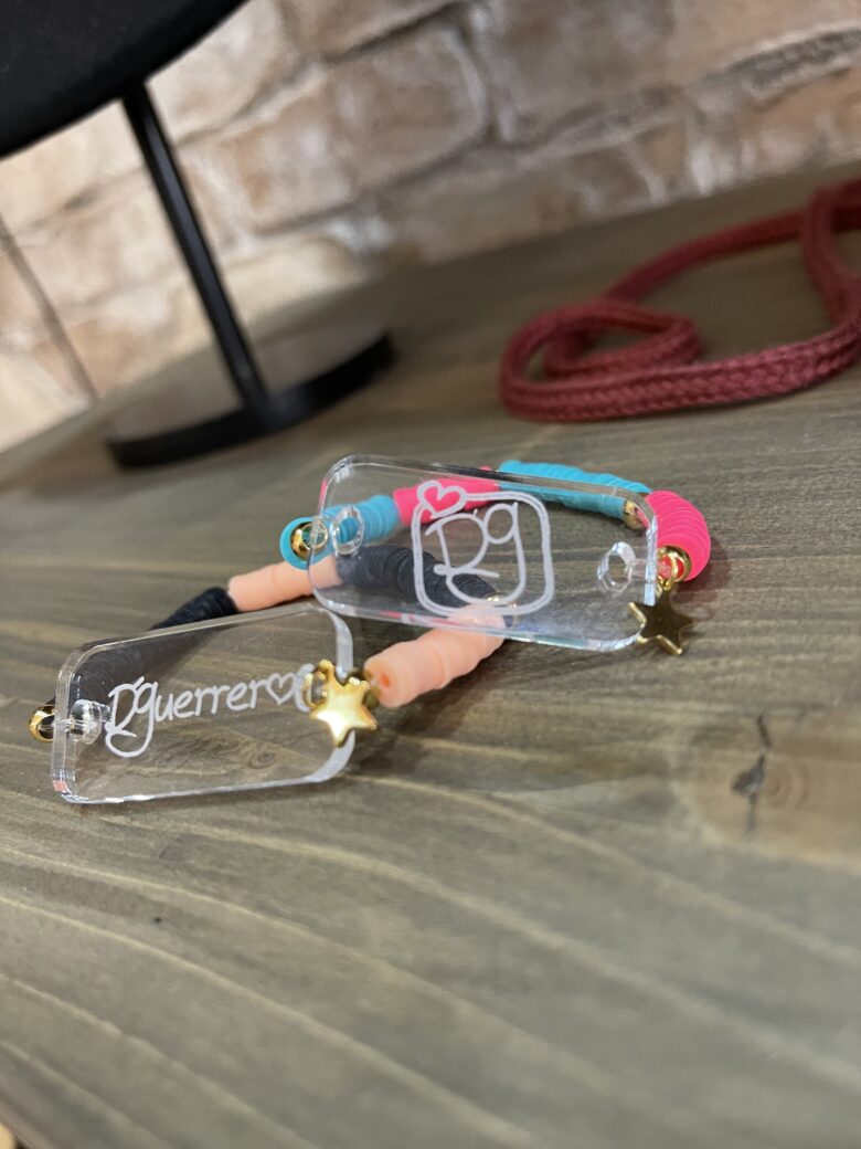 Pulsera metacrilato personalizada